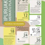 Eibarko Merkatu Plaza agenda noviembre
