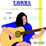 16 de marzo concierto de LOREA en Plaza del mercado de Ipurua
